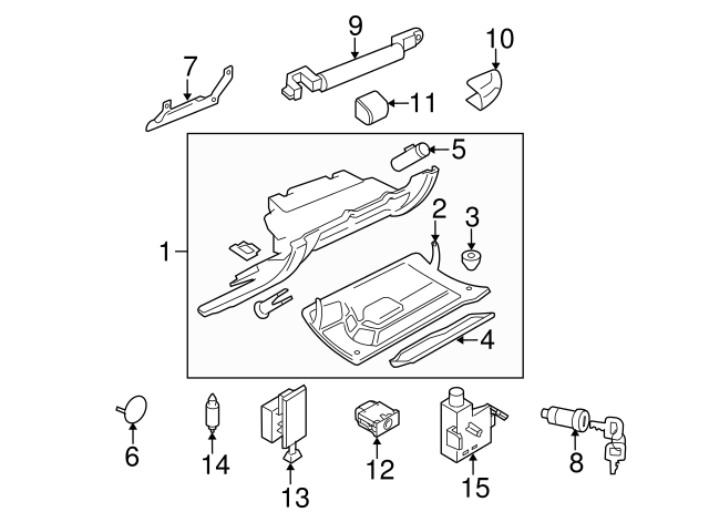 Lock Cylinder 107-857-113-JC