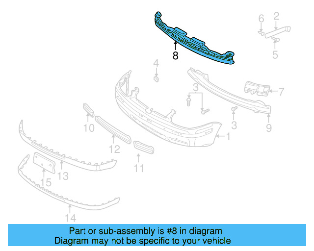 Bumper Impact Absorber 1J0-807-248-A - View 9