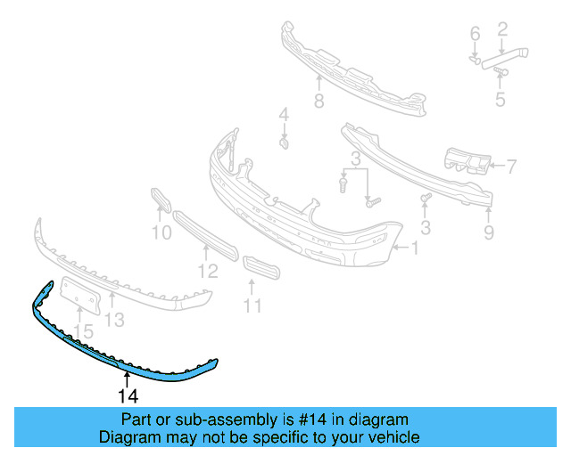Impact Bar 1J0-805-551-C - View 16