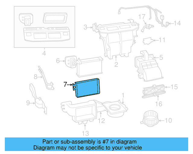Heater Core 7B0-819-031-B - View 5