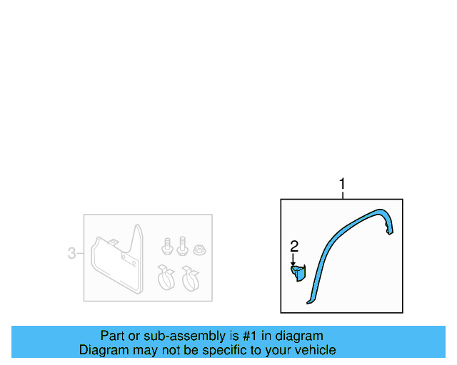 Wheel Opening Molding 5NN-854-819-A-9B9 - View 4