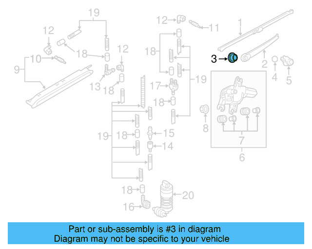 Wiper Arm Nut N-106-092-04 - View 61