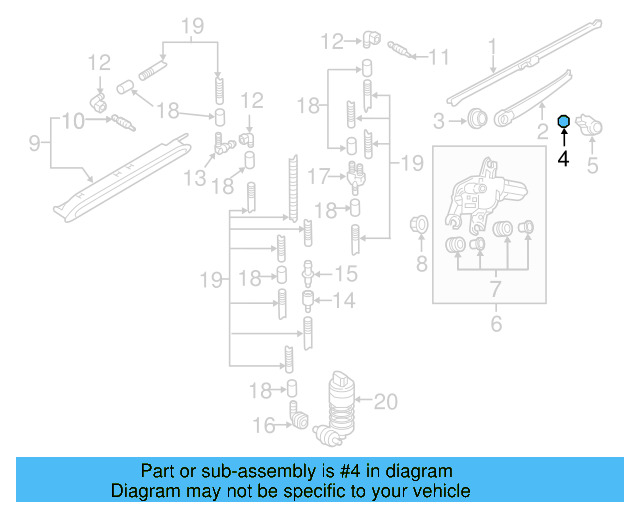 Wiper Arm Nut N-106-092-04 - View 59