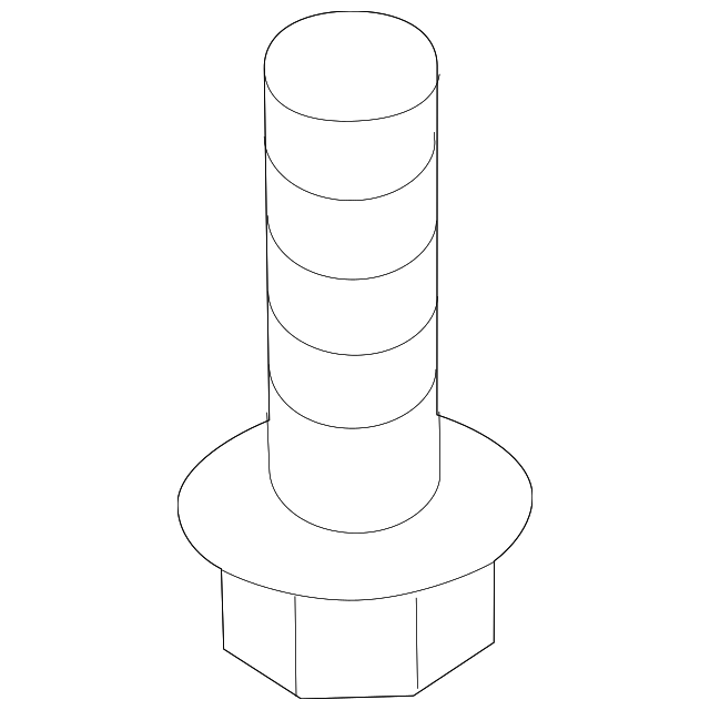 Washer Reservoir Bolt N-909-995-04 - View 2
