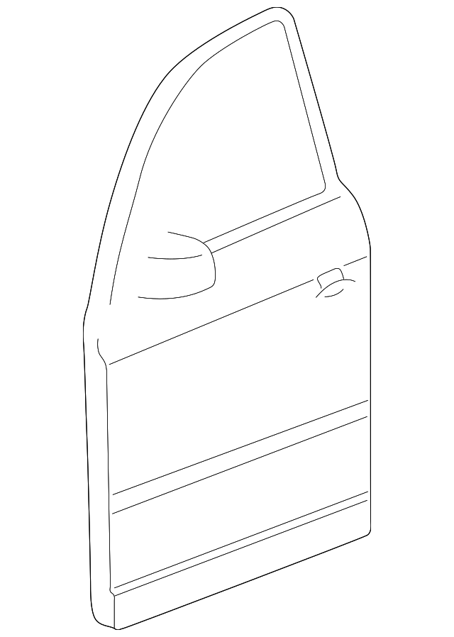 Door Shell 3B4-831-052-BE