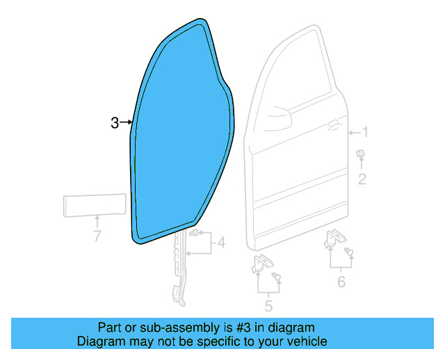Front Seal 3B0-837-726-A - View 10