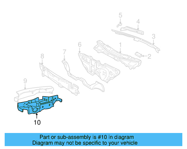 Sound Absorber 1J1-863-925-R - View 11