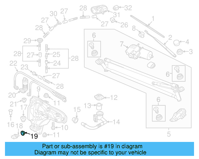 Level Sensor Seal 7M0-919-382 - View 74