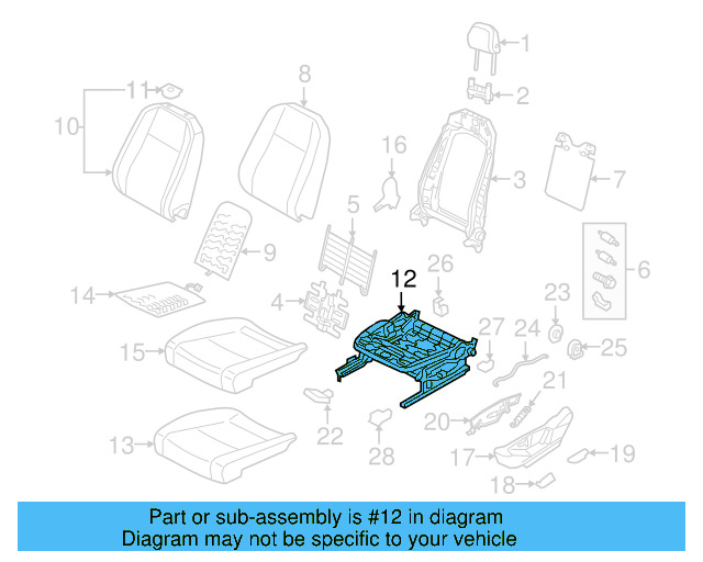 Cushion Frame 3QF-881-106-A
