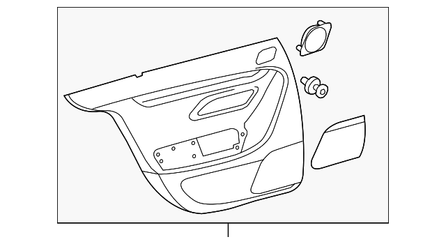 Door Trim Panel 3C8-867-211-AH-DCF