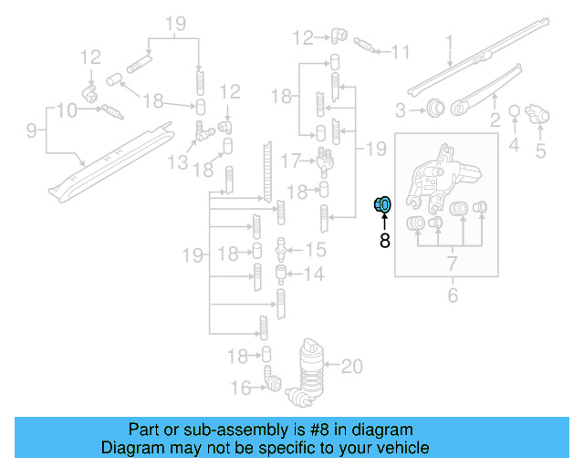 Wiper Motor Nut N-907-143-03 - View 44