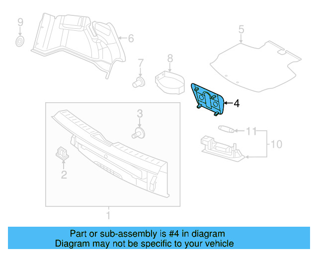 Center Cover 5C5-858-183-A-82V - View 3