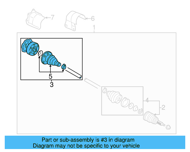 Inner Joint Assembly 357-498-103-BX