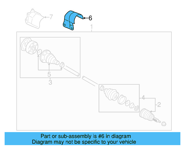 Cv Joint Splash Shield 1J0-407-721-C - View 43