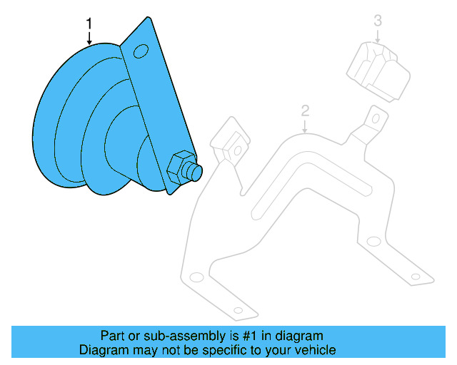 Alarm Horn 5C0-951-115 - View 48
