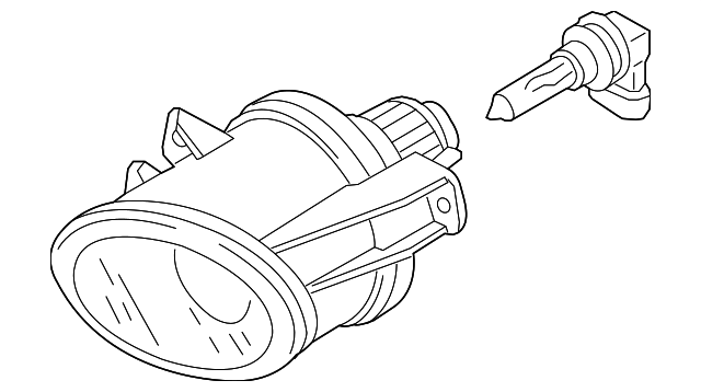 Fog Lamp Assembly 3C0-941-700-B