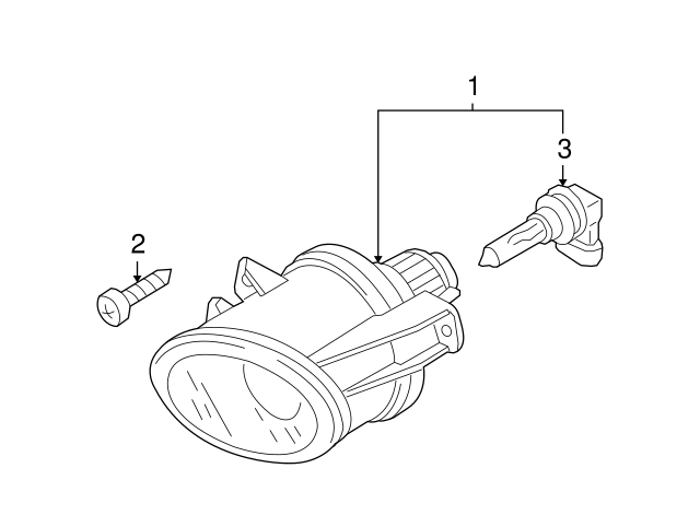 Fog Lamp Assembly 3C0-941-699-B - View 4