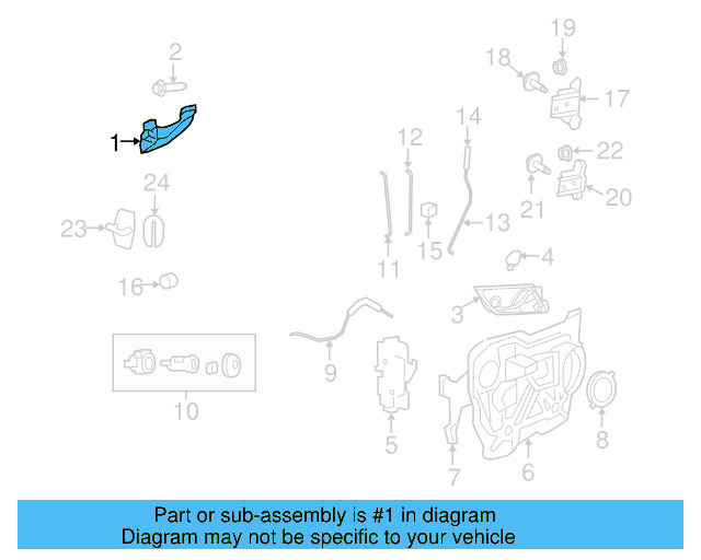 Handle, Outside 7B0837205G