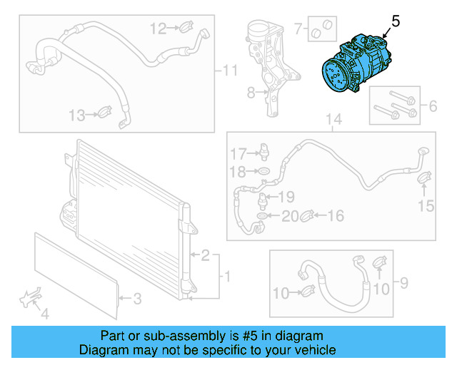 A/C Compressor 1K0-820-859-S - View 30