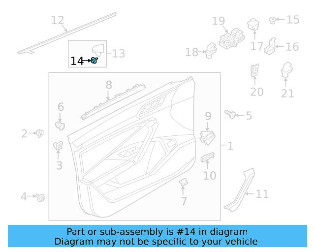 Corner Trim Clip WHT-005-838 - View 9
