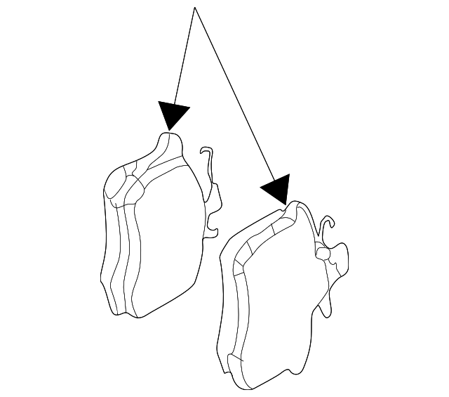 Brake Lining 6C0-698-451 - View 6