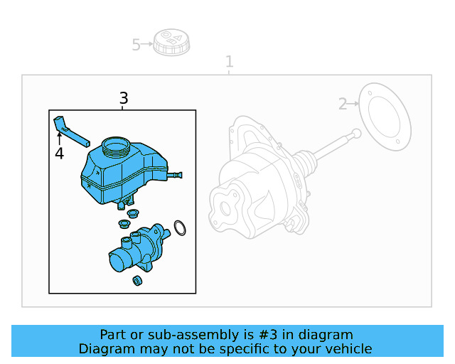 Master Cylinder 5Q1-614-019-AD-REP - View 33