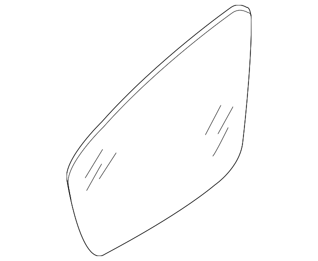 MIRROR GLASS LEFT 561-857-521