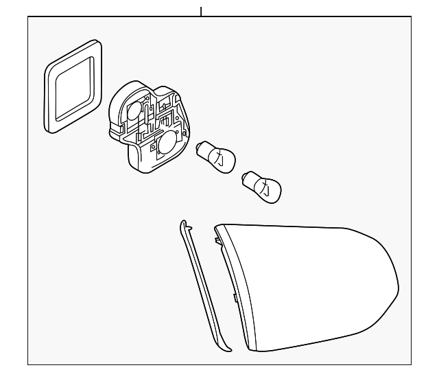 Backup Lamp Assembly 5K0-945-093-T
