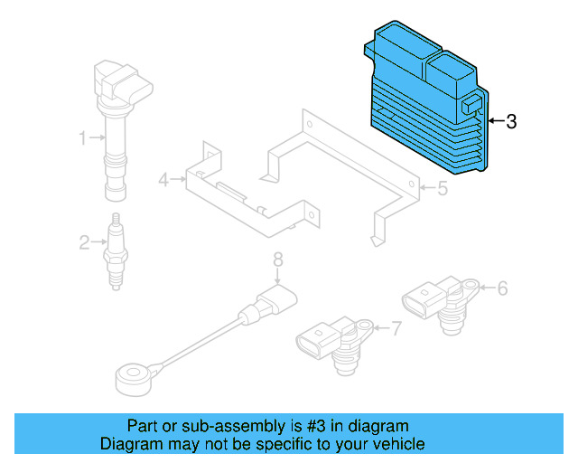 ECM 06K-906-071-AF - View 2