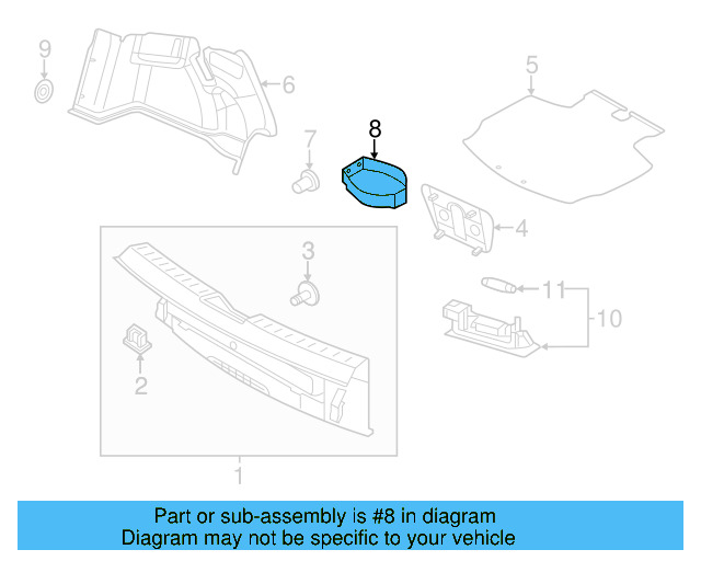 Retaining Strip 6R6-860-265