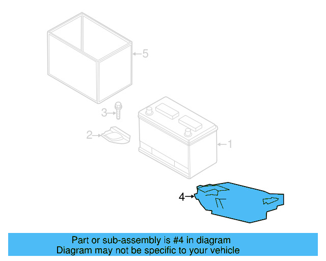 Battery Tray 7B0-915-333-D
