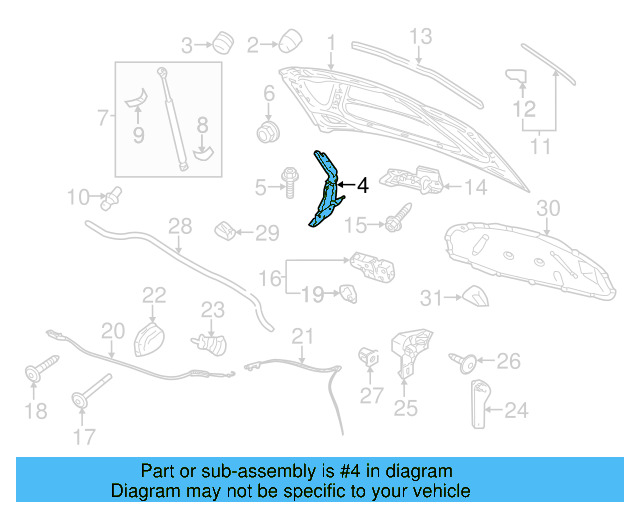 Lock & Switch Bolt WHT-000-425 - View 7