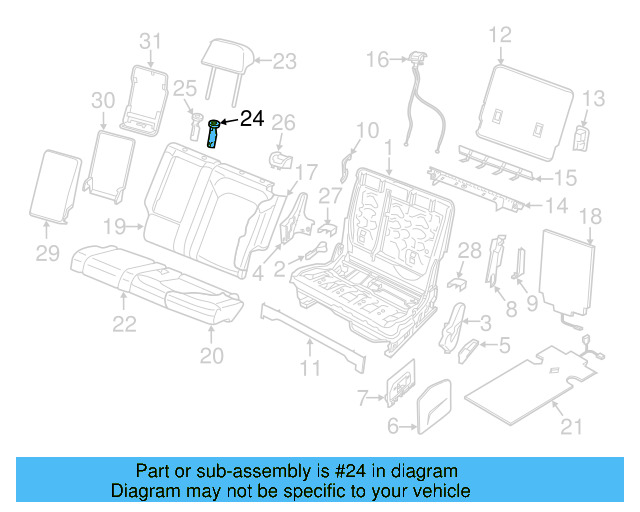 Headrest Guide 5TA-883-920-A-82V - View 24
