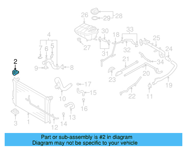 Radiator Upper Insulator 3D0-121-276-A - View 4