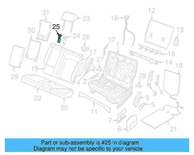 Headrest Guide 5TA-883-920-A-82V - View 27