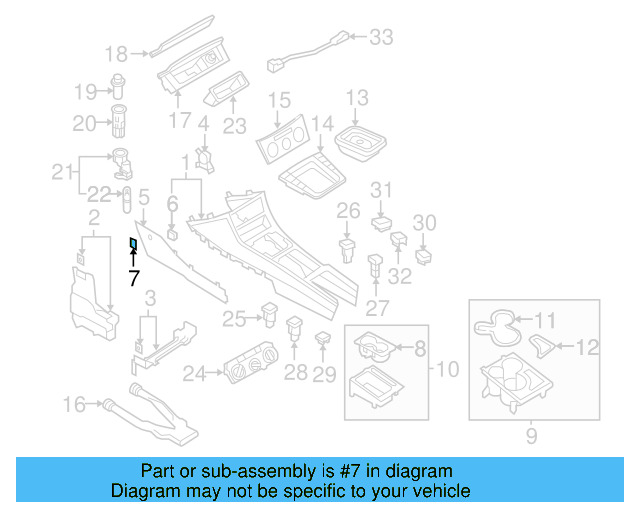 Side Trim Cap 3C0-863-359-A-30T - View 3