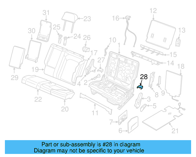 Rear End Track Cover 3CN-885-089-C-9B9 - View 6