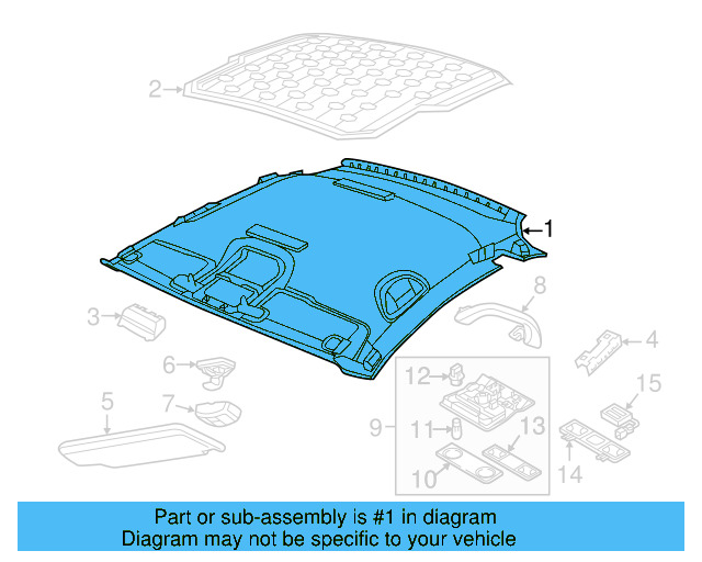 Headliner 5C5-867-501-AM-CE6 - View 6