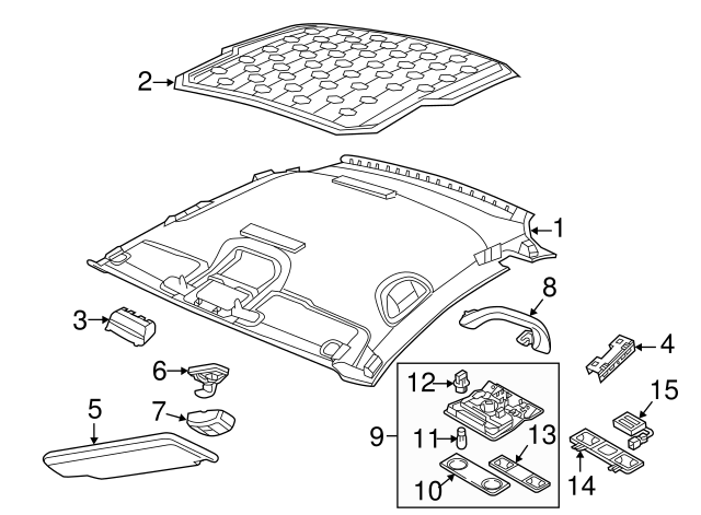 Sun Visor Holder 1K0-857-561-B-82V - View 27