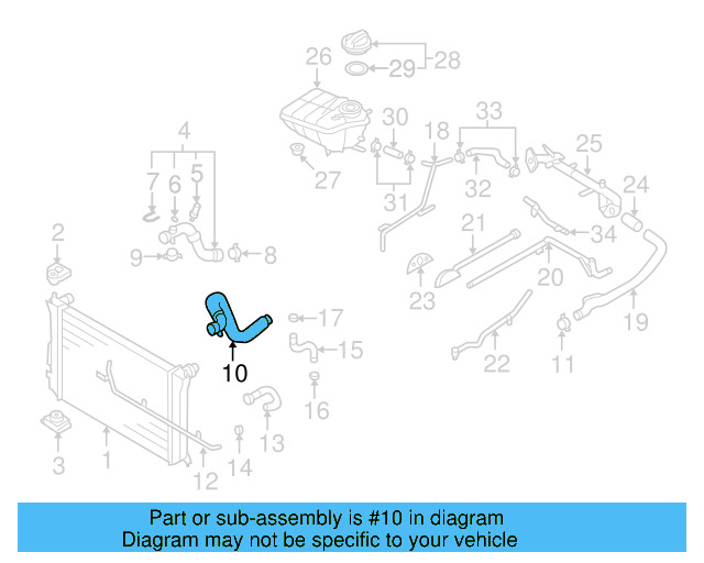 Inlet Hose 3D0-122-101-T