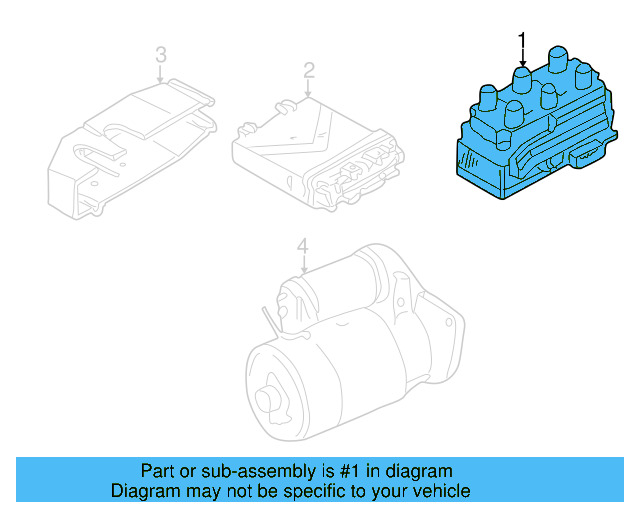 Ignition Coil 021-905-106 - View 3