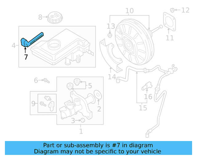 Brake Fluid Level Sensor 1S0-611-377 - View 8