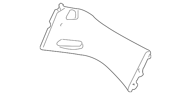 Quarter Pillar Trim 1C0-867-287-H-6N6 - View 8