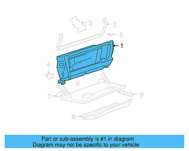Glove Box 1J1-880-300-D-R48 - View 5