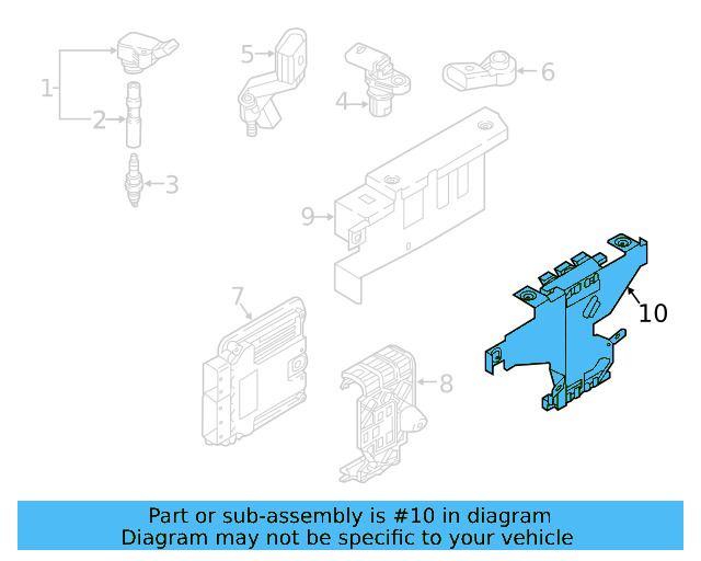 ECM Holder 5Q0-906-507-F - View 14