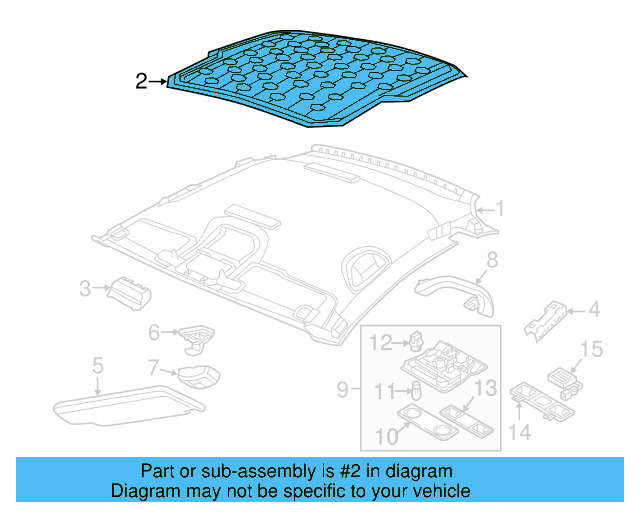 Sound Absorber 5C5-817-120 - View 2
