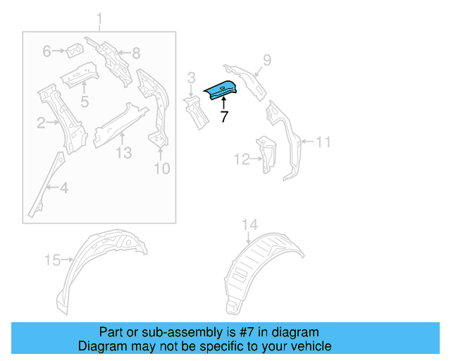Upper Filler 7P6-810-500 - View 4