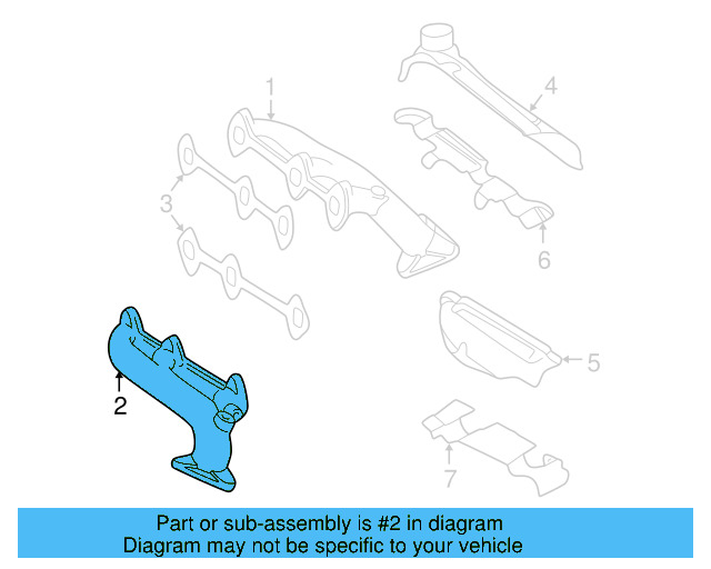 Exhaust Manifold 078-253-031-BA - View 9