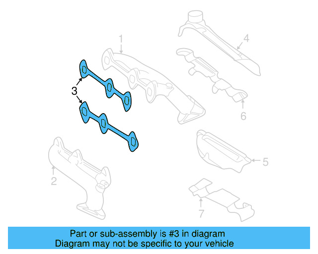 Manifold Gasket 078-253-039-G - View 4