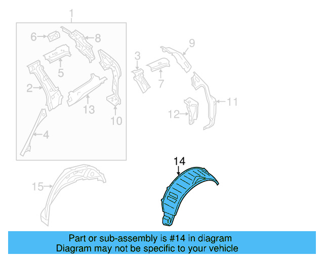 Outer Wheelhouse 7P6-809-410 - View 7